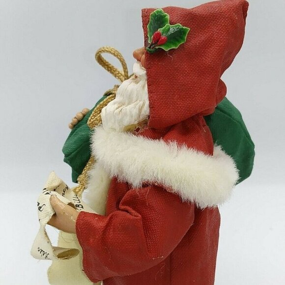 Clothtique Possible Dreams Santa #805004 Checking His List Christmas 95-96 - Picture 6 of 15